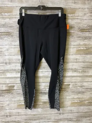 Athletic Leggings Capris By Avia In Black, Size:L
