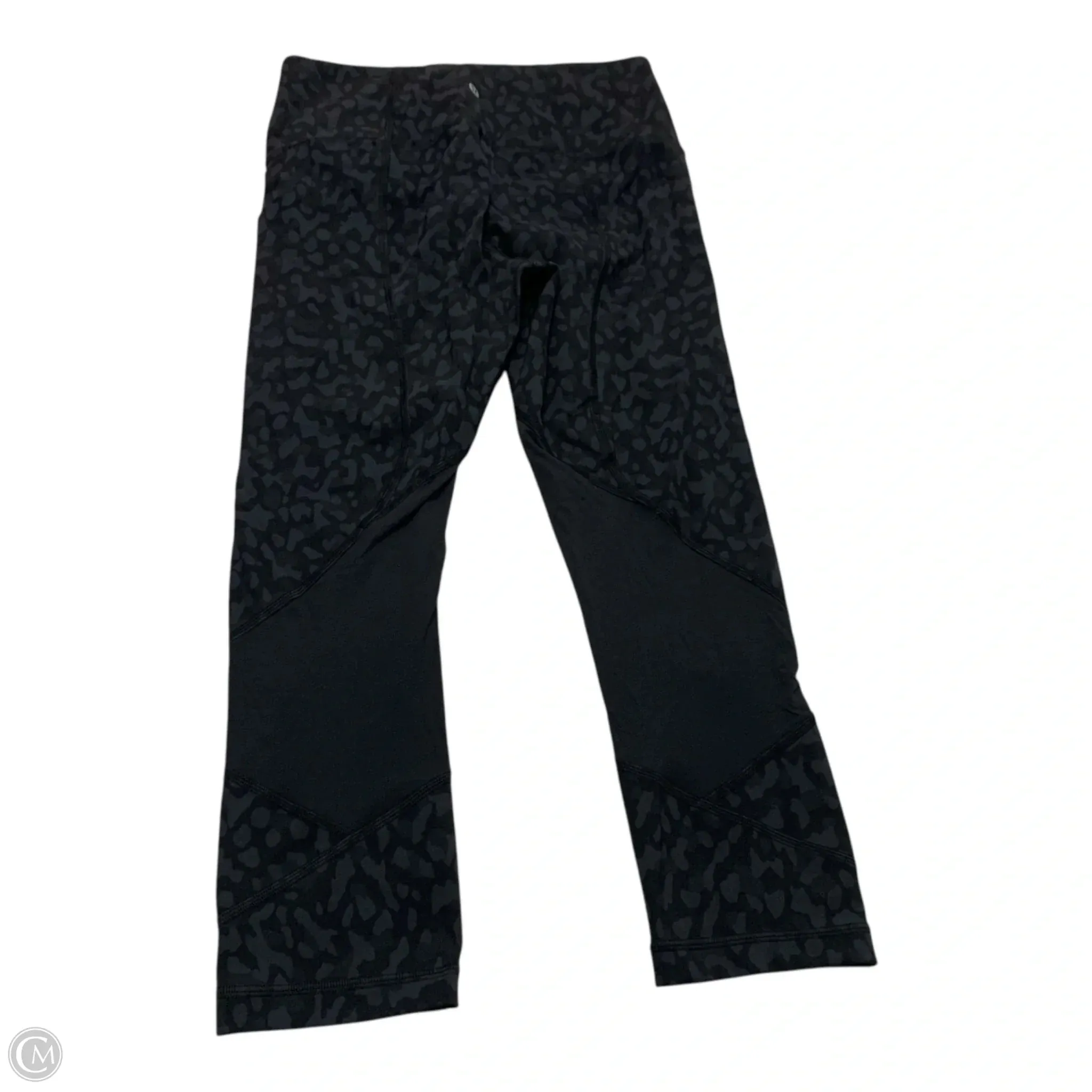Athletic Leggings Capris By Lululemon In Grey, Size: S