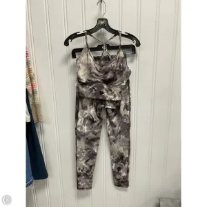 Athletic Pants 2pc By Gym Shark In Tie Dye Print, Size: S