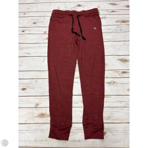 Athletic Pants By Cme In Red, Size: M