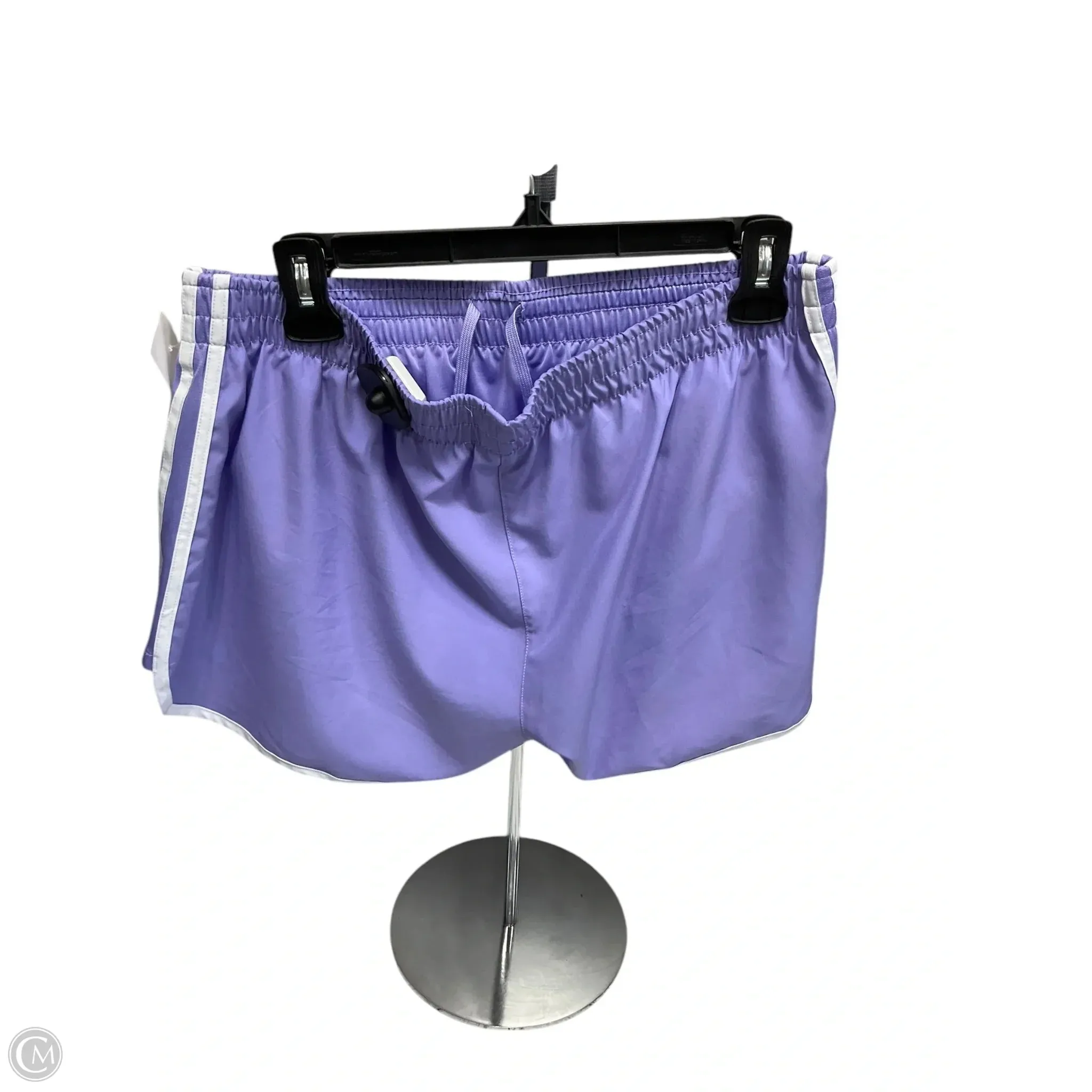 Athletic Shorts By Adidas In Purple, Size: L
