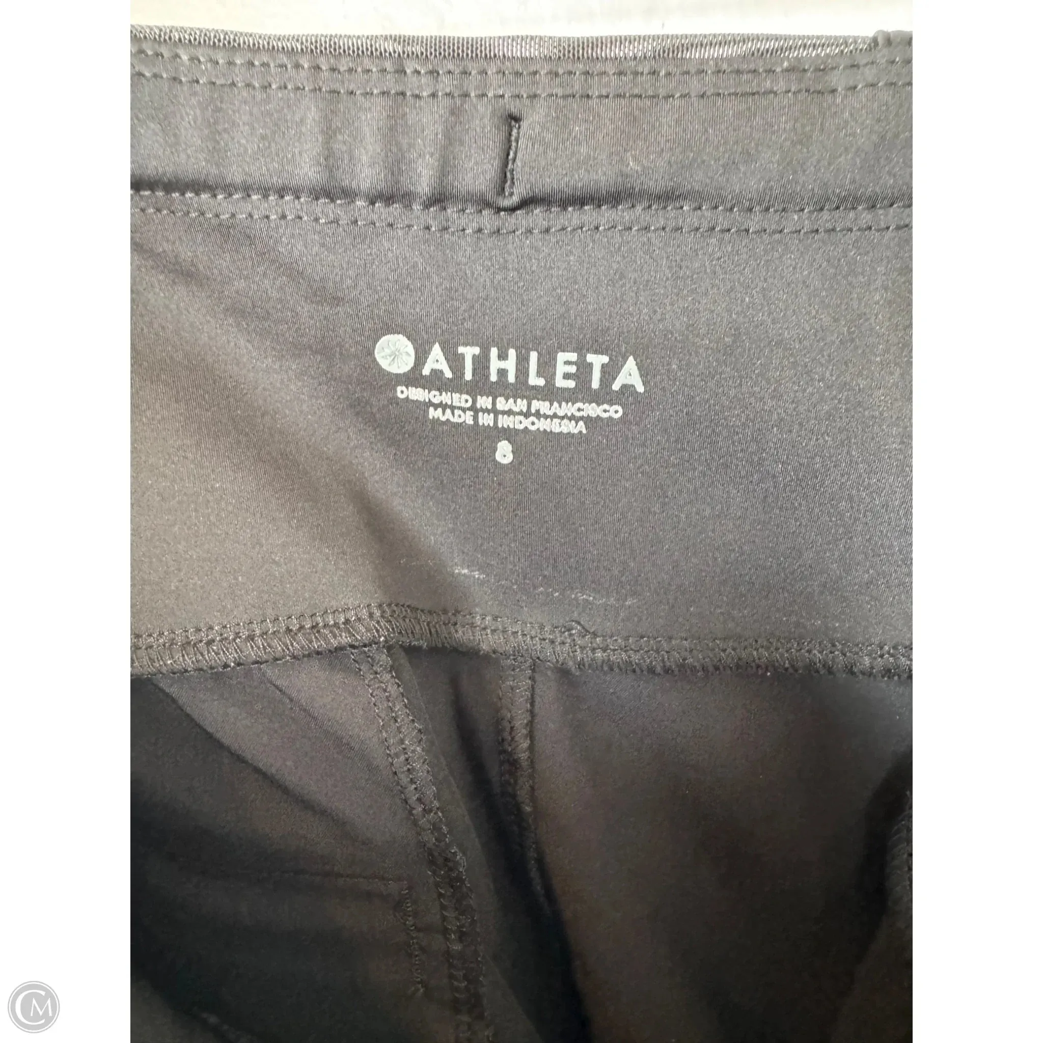 Athletic Shorts By Athleta In Black & White, Size: 8
