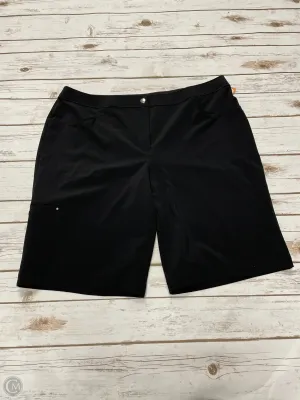 Athletic Shorts By Chicos In Black, Size: Xl