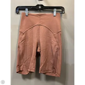 Athletic Shorts By Lululemon In Pink, Size: 4