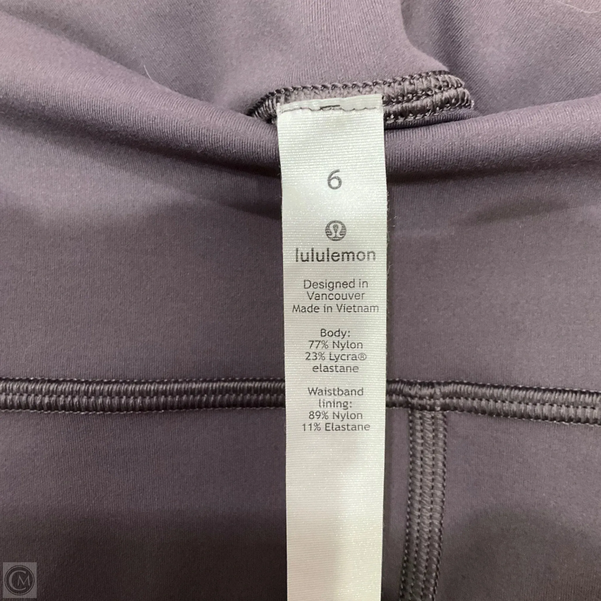 Athletic Shorts By Lululemon In Purple, Size: 6