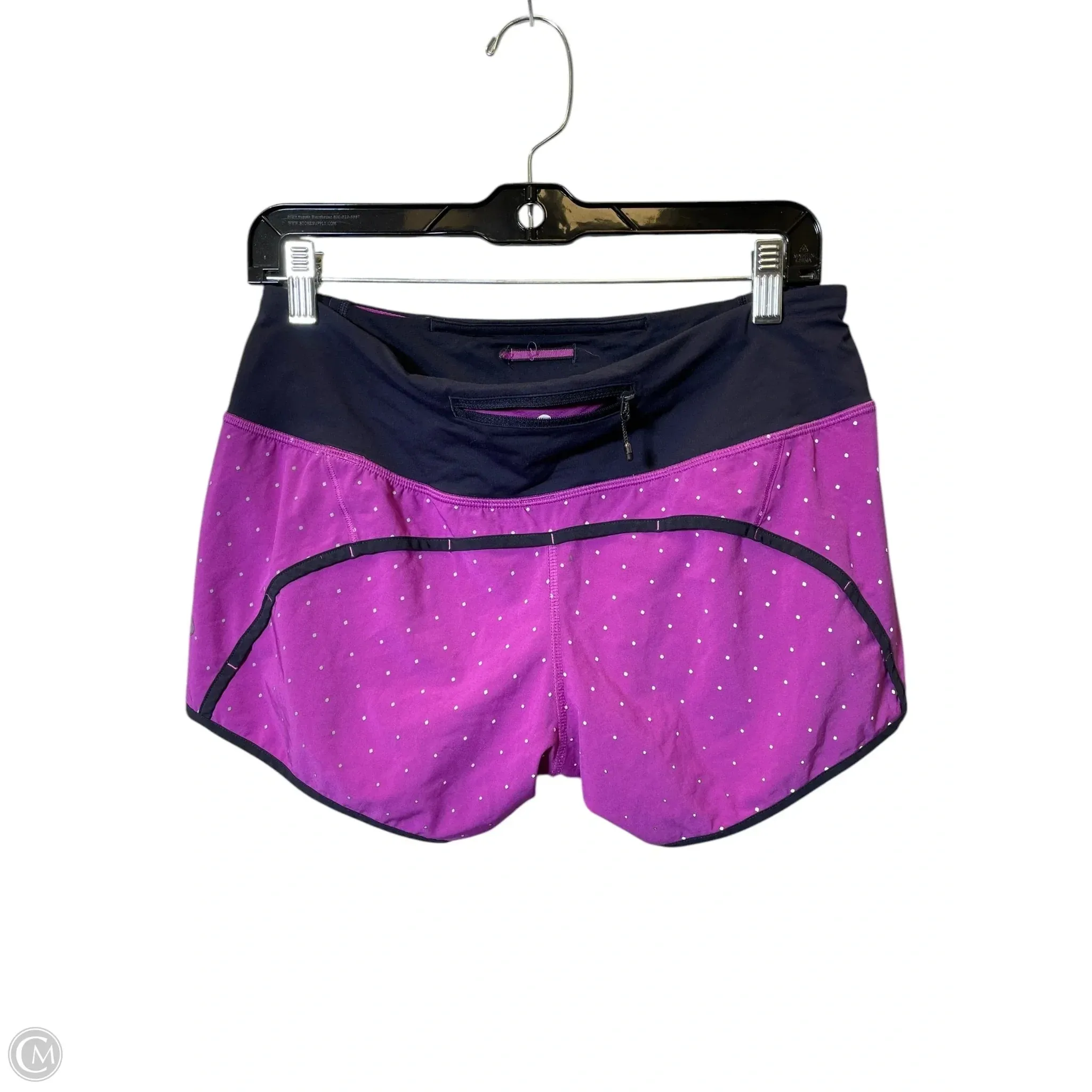 Athletic Shorts By Lululemon In Purple, Size: 6