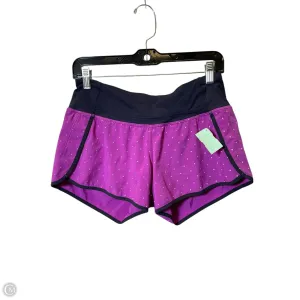 Athletic Shorts By Lululemon In Purple, Size: 6