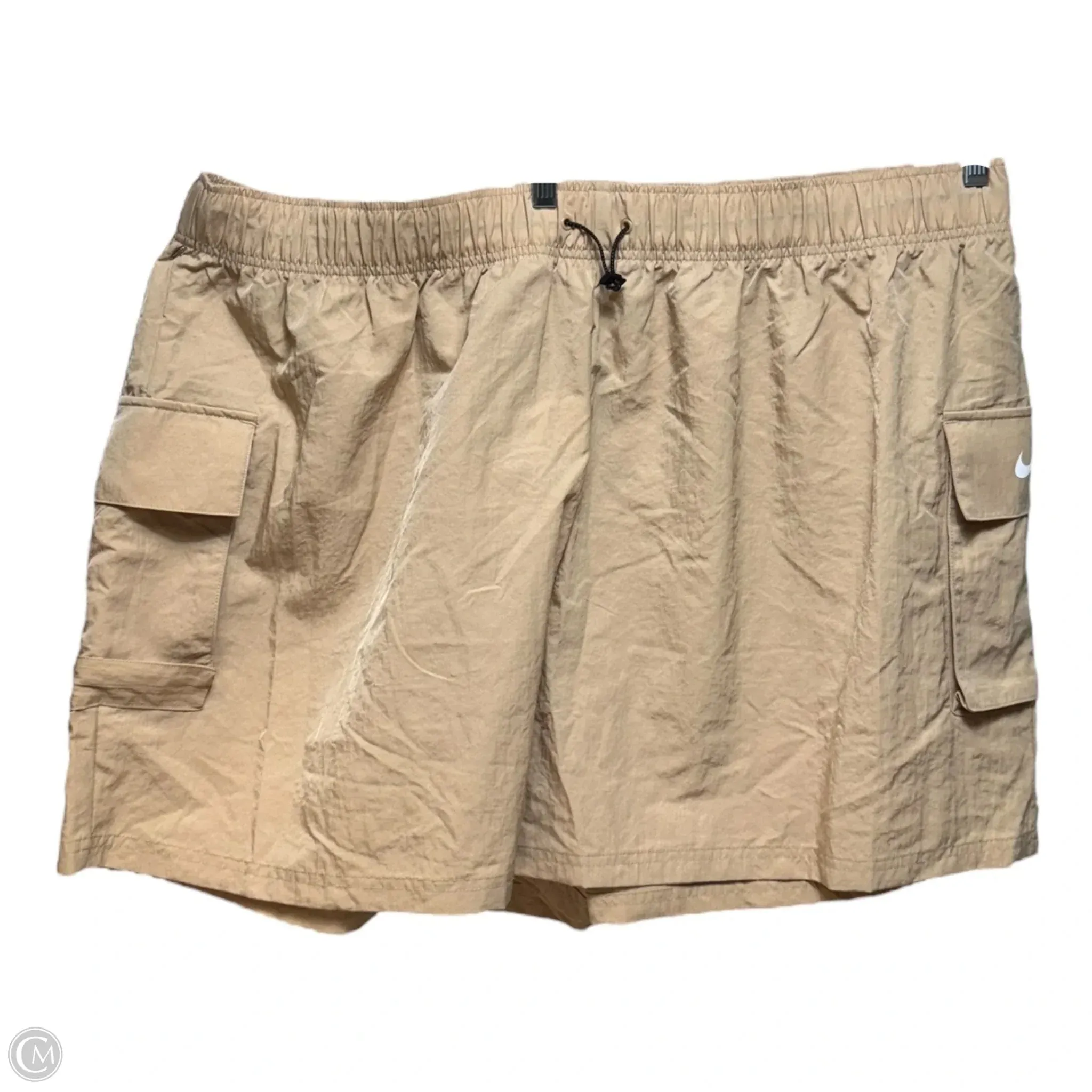Athletic Shorts By Nike Apparel In Beige, Size: 3x