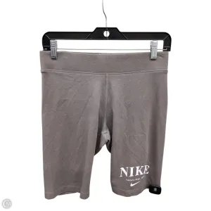 Athletic Shorts By Nike In Taupe, Size: M