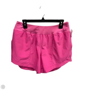 Athletic Shorts By Tek Gear In Pink, Size: L