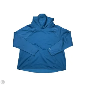 Athletic Sweatshirt Hoodie By Champion In Blue, Size: Xxl