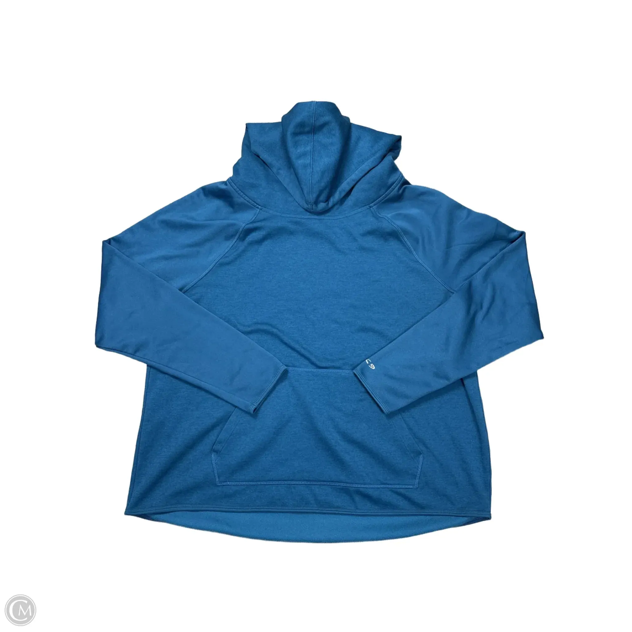 Athletic Sweatshirt Hoodie By Champion In Blue, Size: Xxl