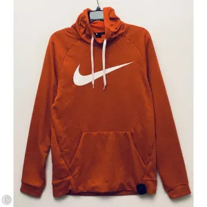 Athletic Sweatshirt Hoodie By Nike Apparel In Orange, Size: M