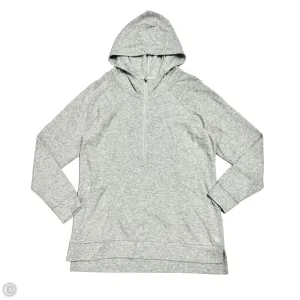 Athletic Sweatshirt Hoodie By The North Face In Grey, Size: Xl