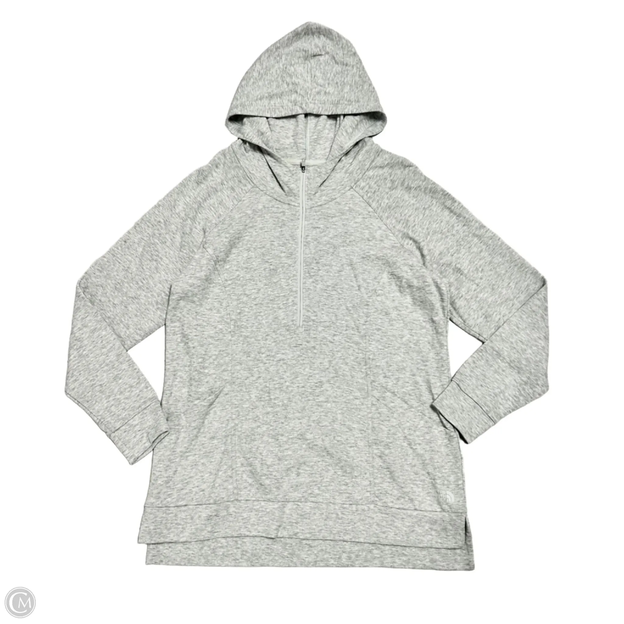 Athletic Sweatshirt Hoodie By The North Face In Grey, Size: Xl