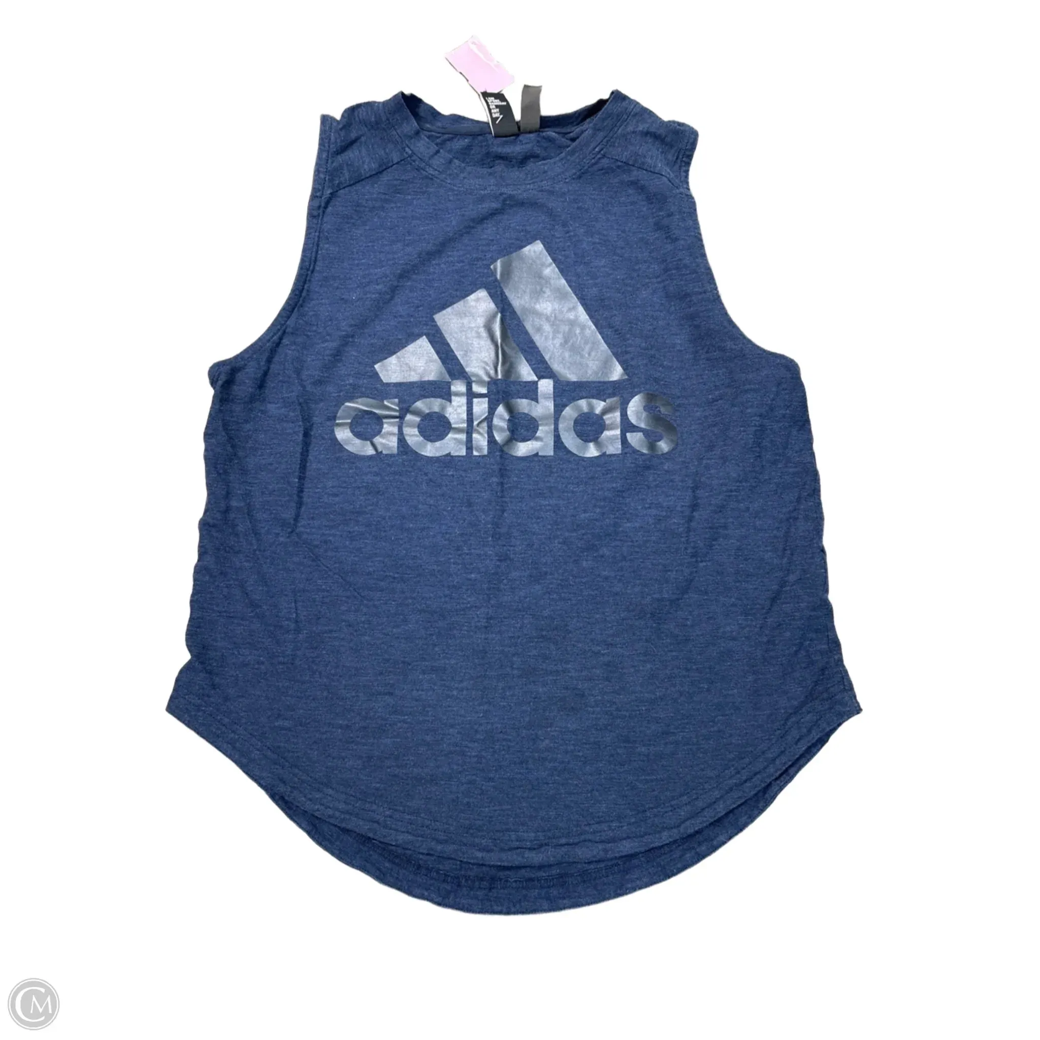 Athletic Tank Top By Adidas In Blue, Size: S