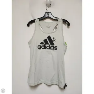 Athletic Tank Top By Adidas In Green, Size: S