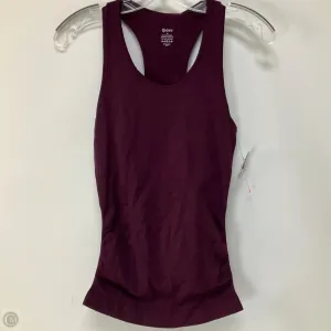 Athletic Tank Top By Cmb In Purple, Size: Xs