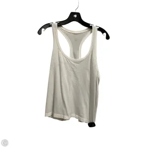 Athletic Tank Top By Lululemon In White, Size: 2