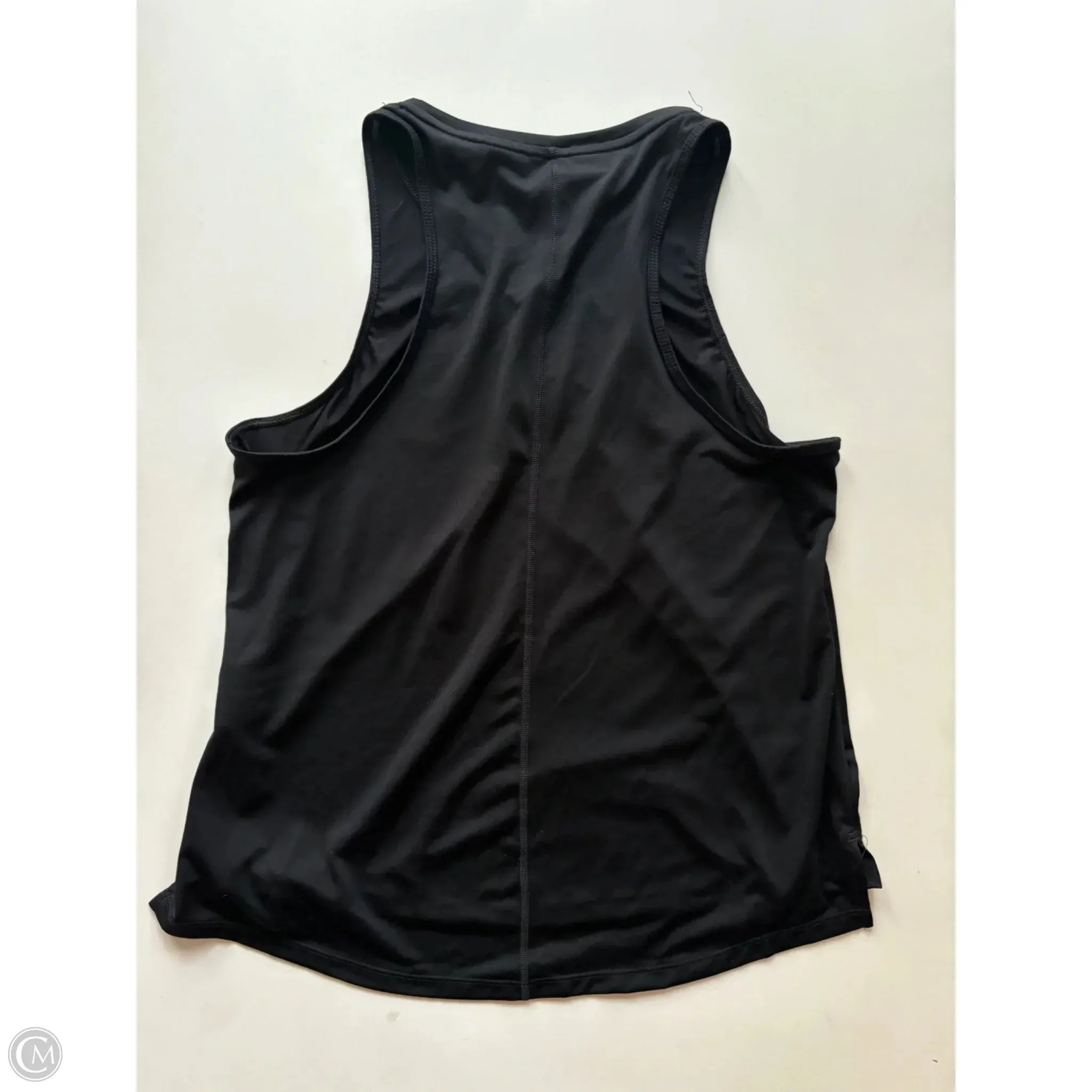 Athletic Tank Top By Nike Apparel In Black, Size: M