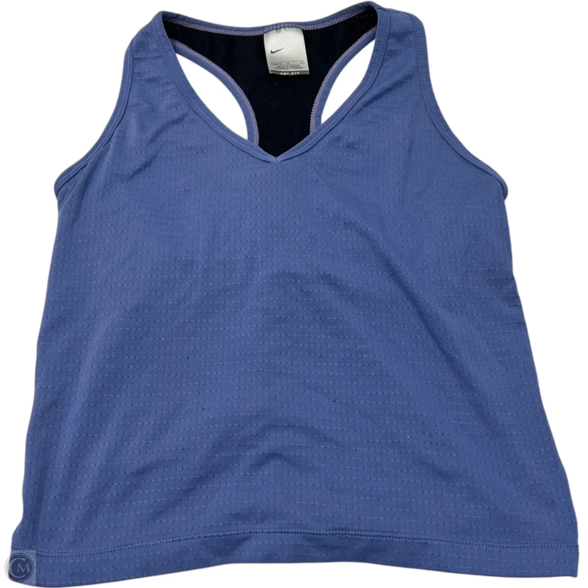Athletic Tank Top By Nike Apparel In Blue, Size: M