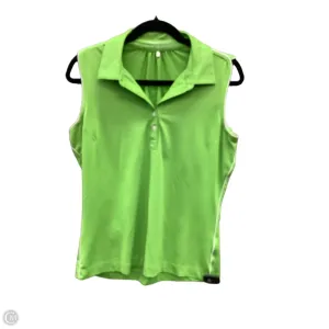 Athletic Tank Top By Nike Apparel In Green, Size: M