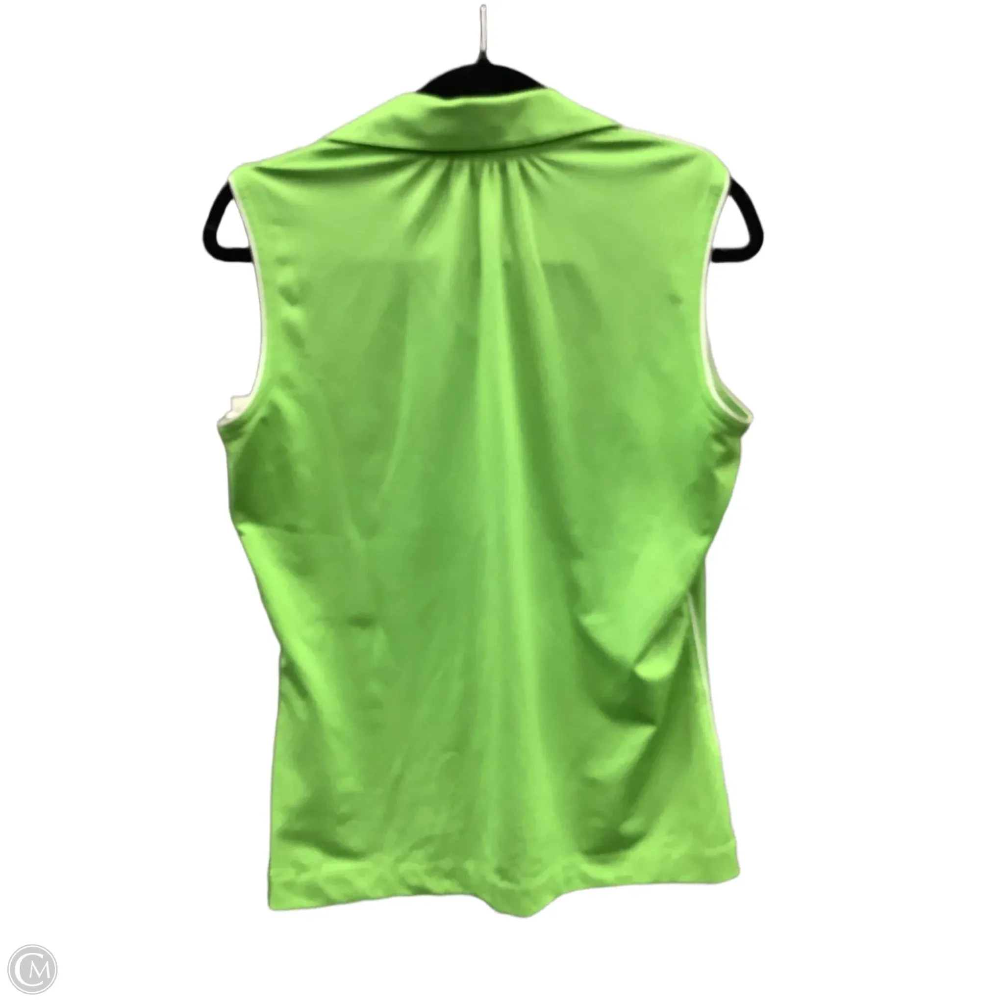 Athletic Tank Top By Nike Apparel In Green, Size: M
