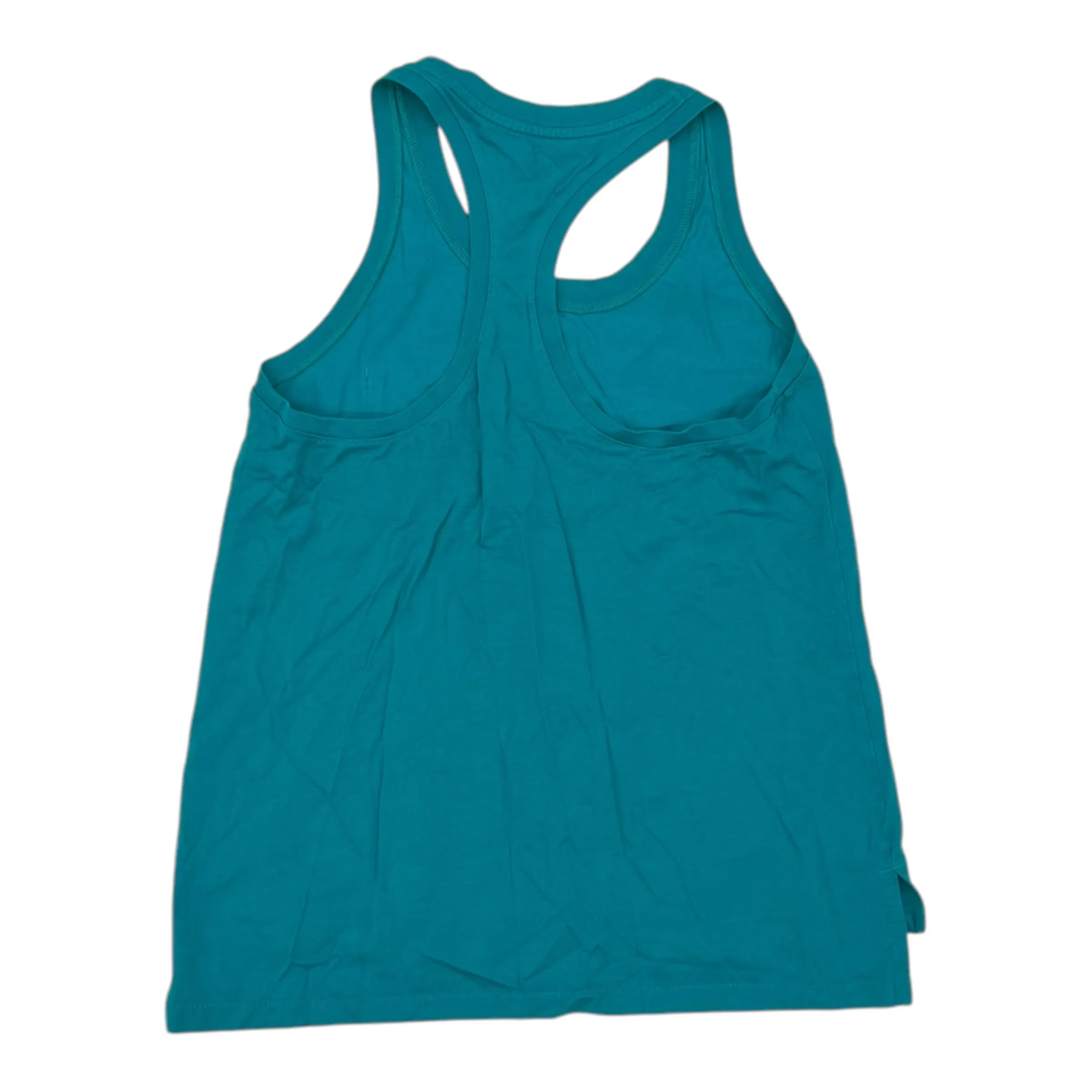 Athletic Tank Top By Nike Apparel In Teal, Size:M