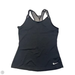 Athletic Tank Top By Nike In Black, Size: M