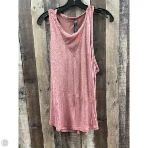 Athletic Tank Top By Rbx In Mauve, Size: Xl