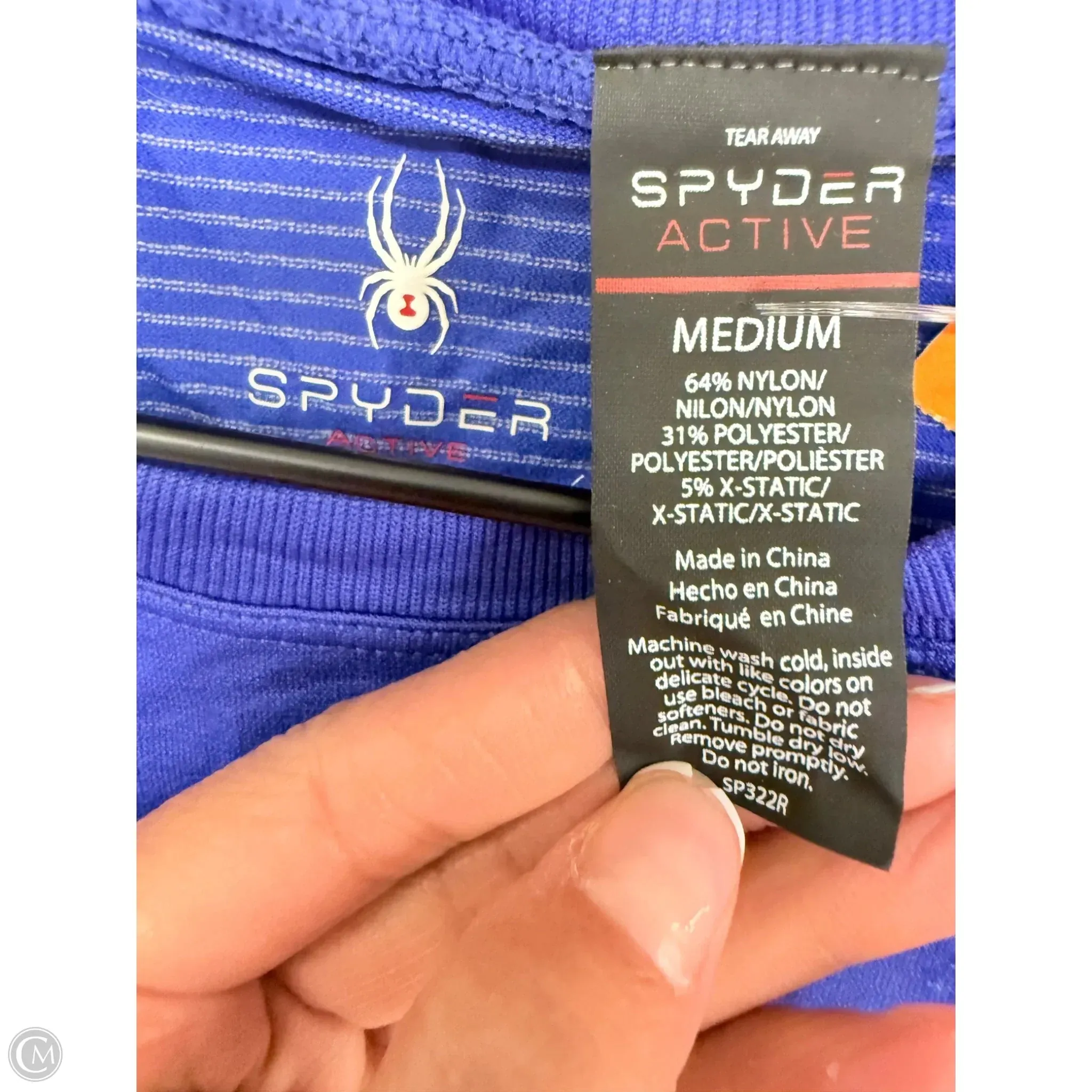 Athletic Tank Top By Spyder In Purple, Size: M