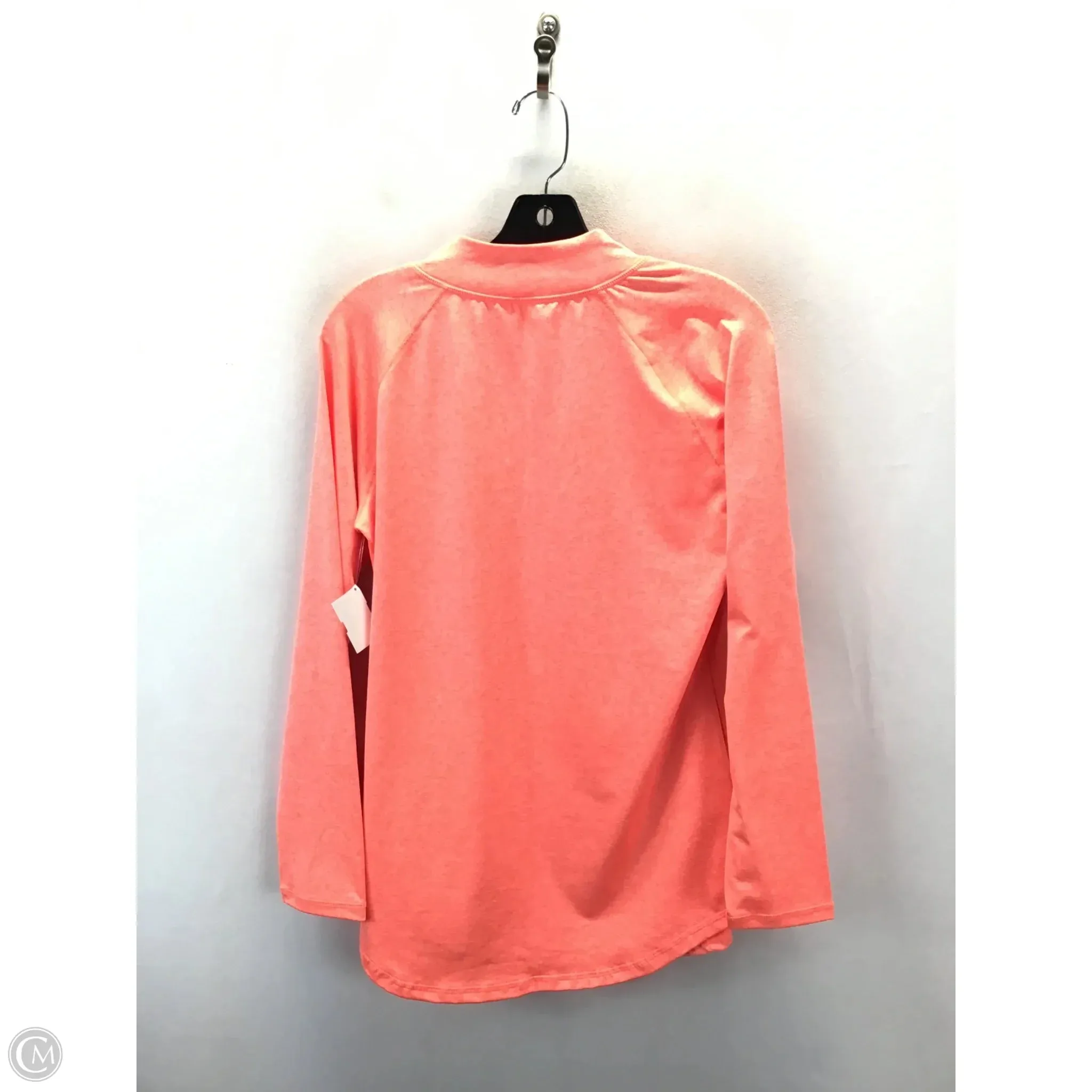 Athletic Top Long Sleeve Collar By Clothes Mentor In Orange, Size: Xl