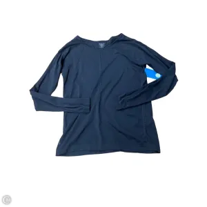 Athletic Top Long Sleeve Crewneck By Athleta In Black, Size: Xl