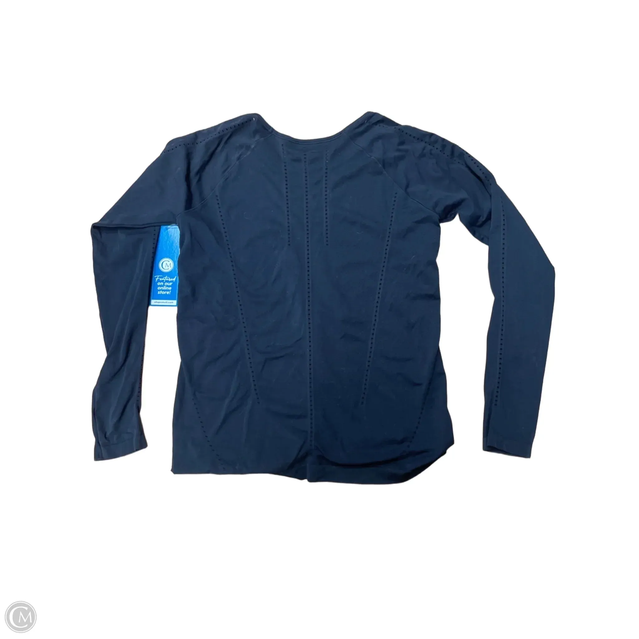 Athletic Top Long Sleeve Crewneck By Athleta In Black, Size: Xl
