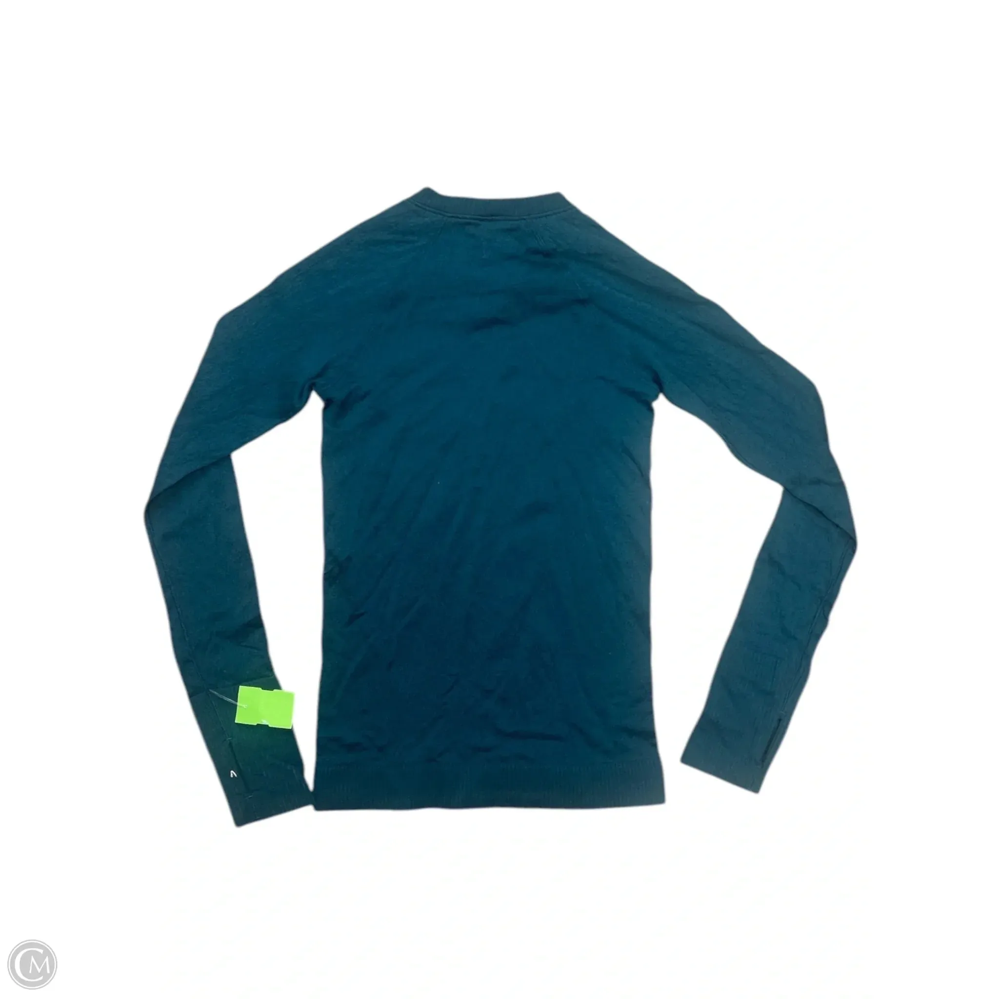Athletic Top Long Sleeve Crewneck By Lululemon In Blue, Size: 2