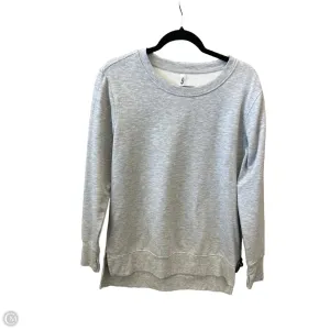 Athletic Top Long Sleeve Crewneck By Mta Pro In Grey, Size: S