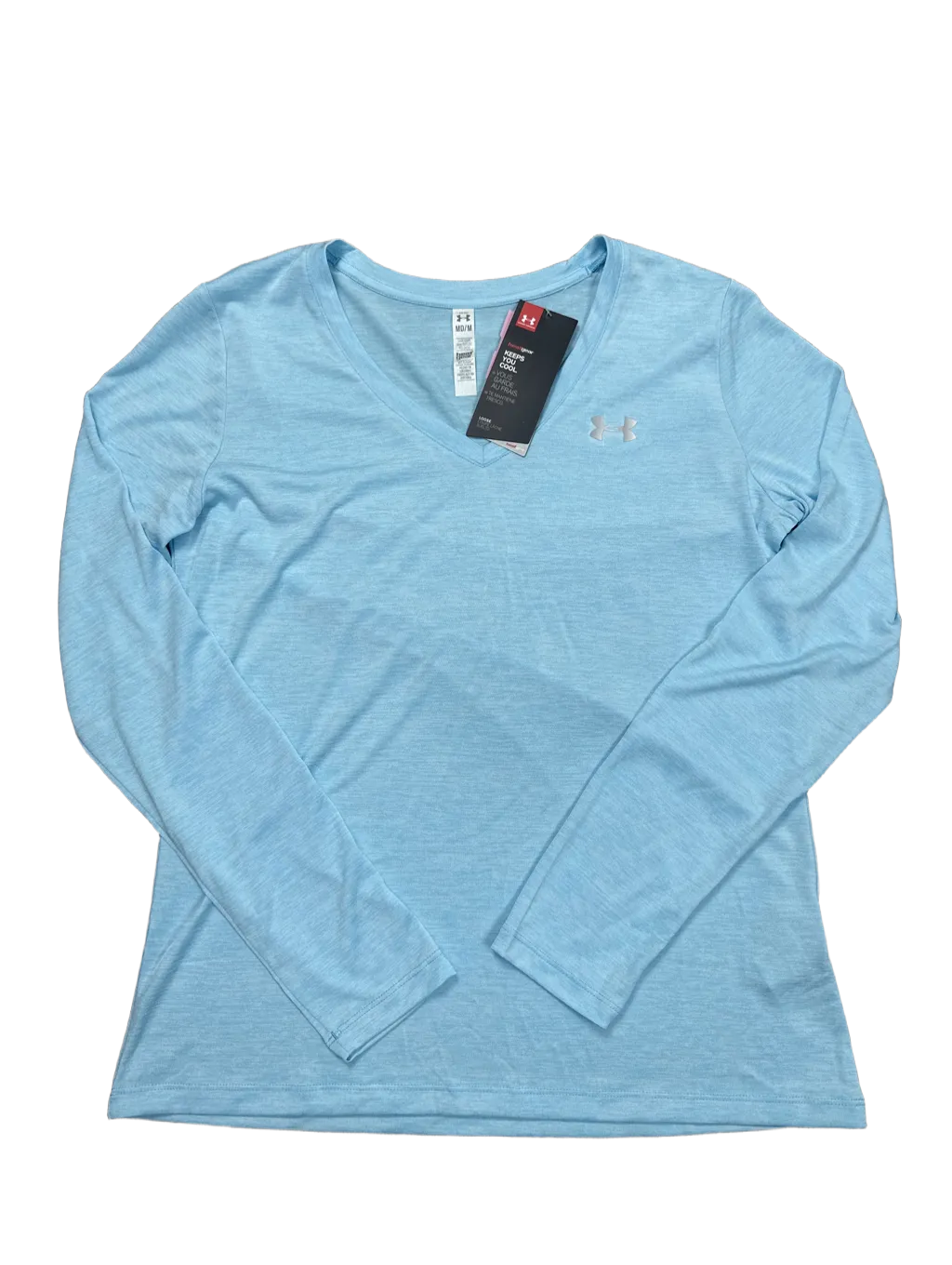 Athletic Top Long Sleeve Crewneck By Under Armour  Size: M