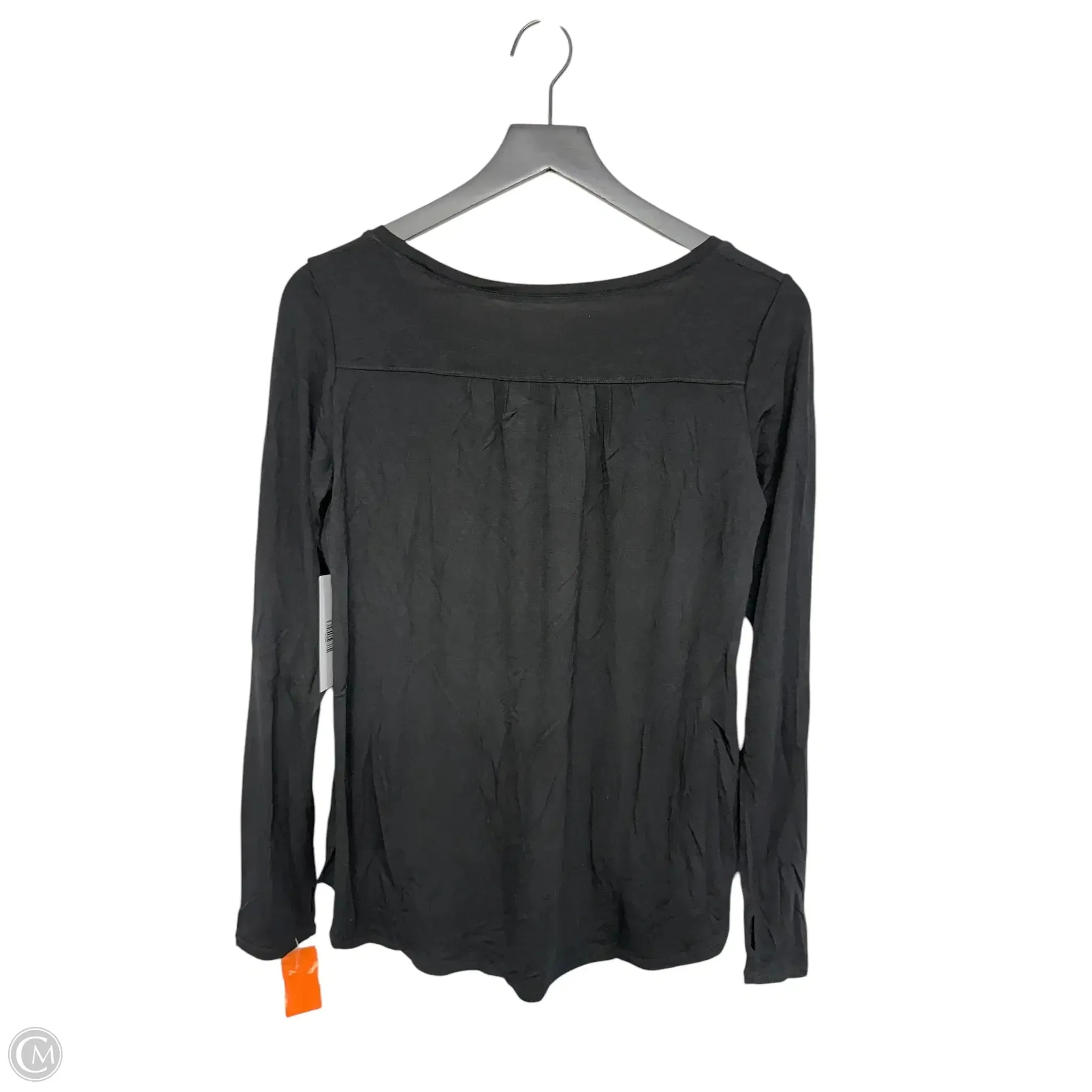 Athletic Top Long Sleeve Crewneck By Zyia In Black, Size: M