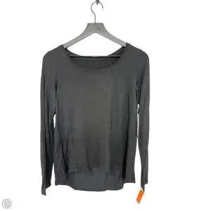 Athletic Top Long Sleeve Crewneck By Zyia In Black, Size: M