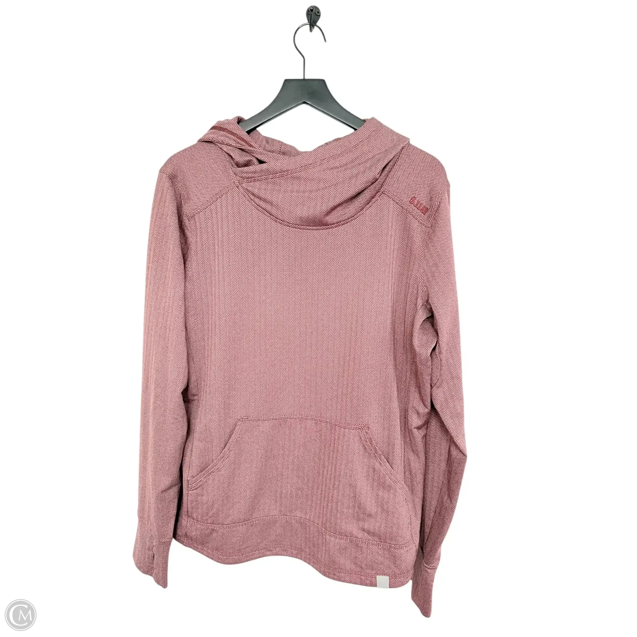 Athletic Top Long Sleeve Hoodie By Clothes Mentor In Red, Size: Xl