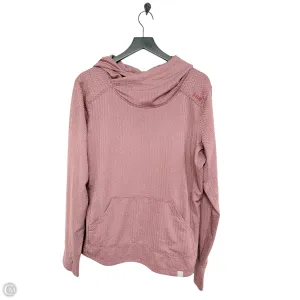 Athletic Top Long Sleeve Hoodie By Clothes Mentor In Red, Size: Xl