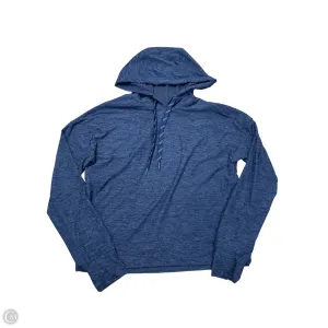 Athletic Top Long Sleeve Hoodie By Flx In Blue, Size: Xs