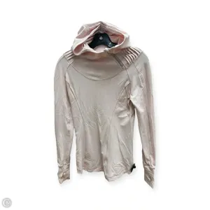 Athletic Top Long Sleeve Hoodie By Lululemon In Pink, Size: S