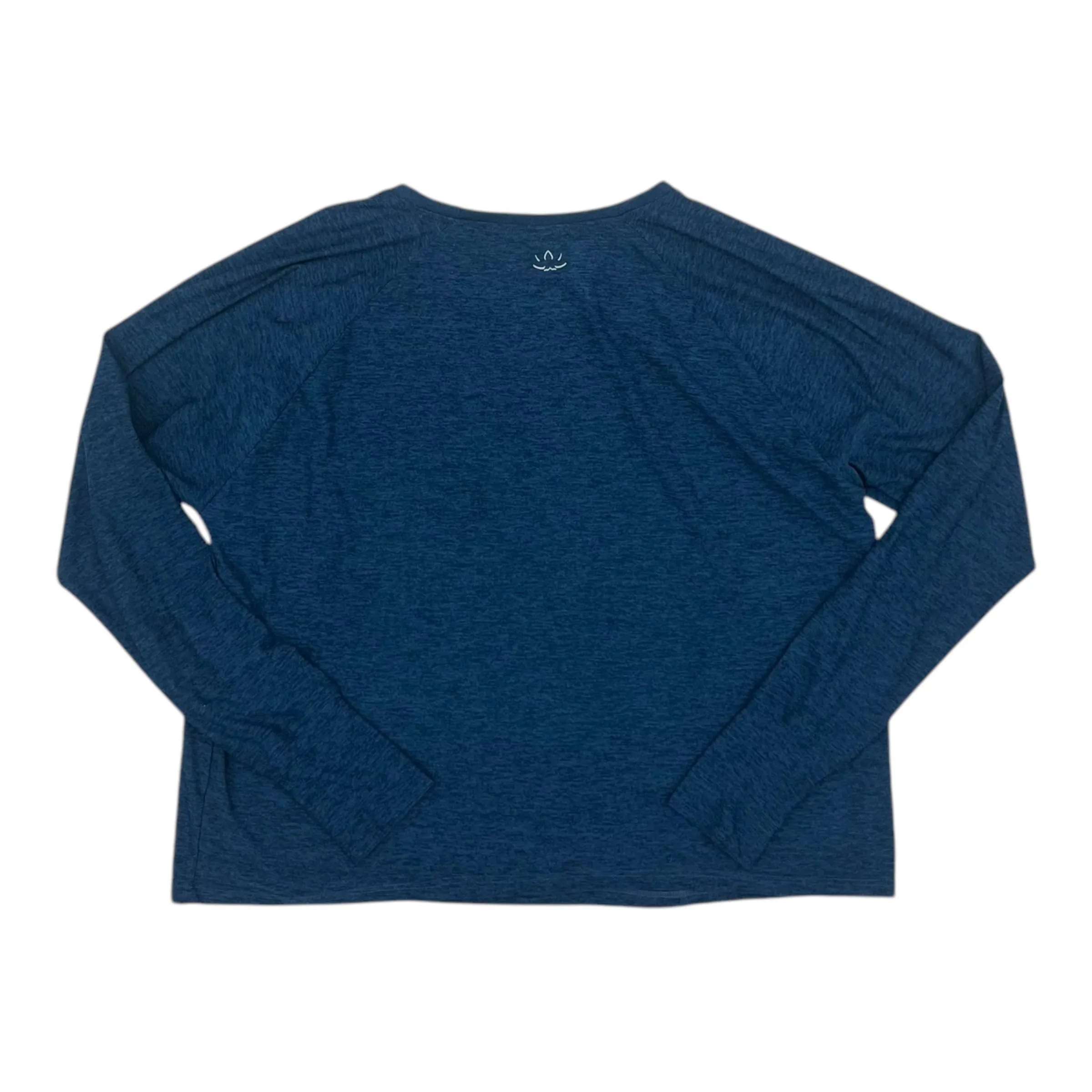 Athletic Top Ls Crewneck By Beyond Yoga In Blue, Size:M