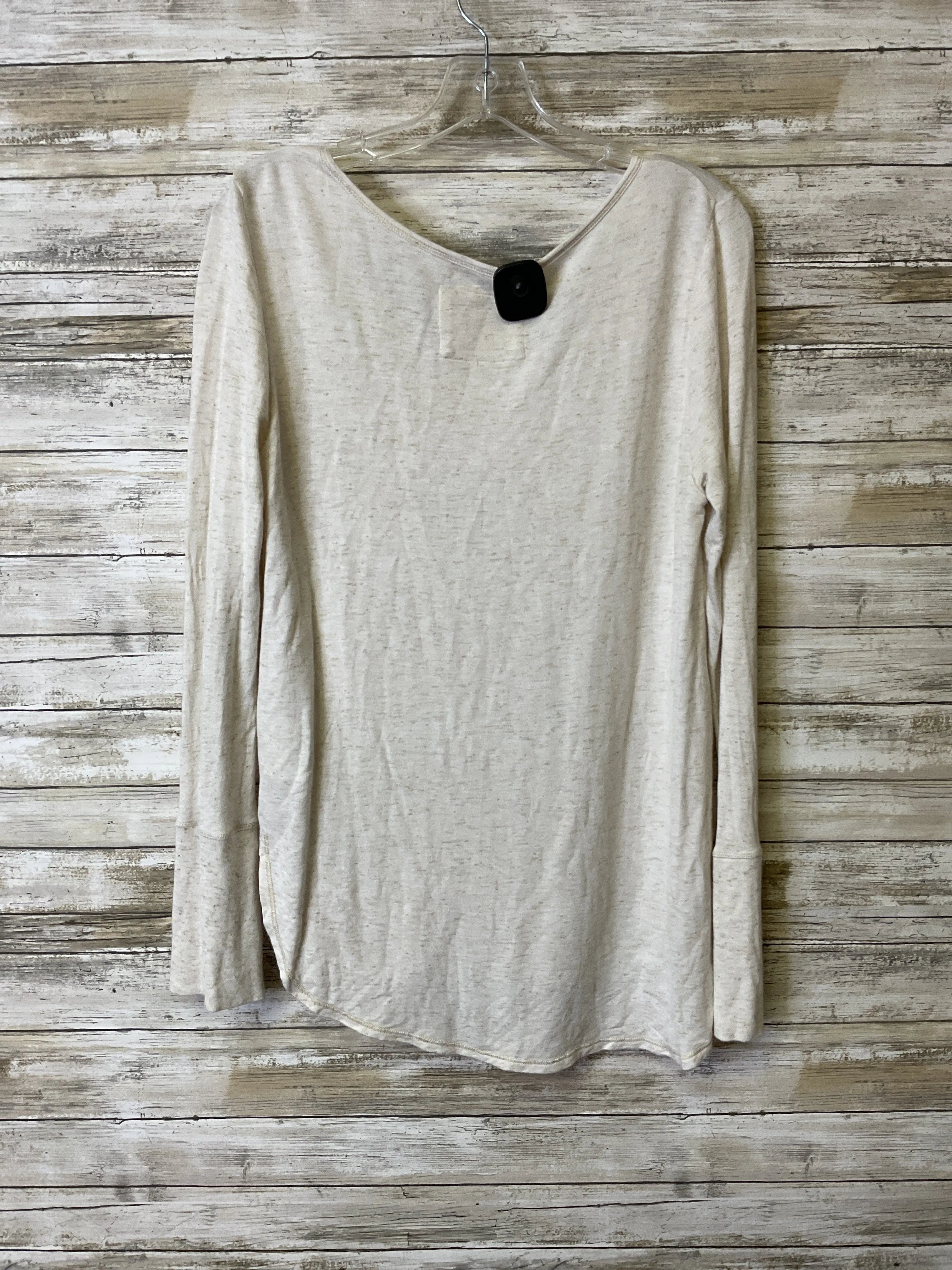 Athletic Top Ls Crewneck By Lilly Pulitzer In Beige, Size:M
