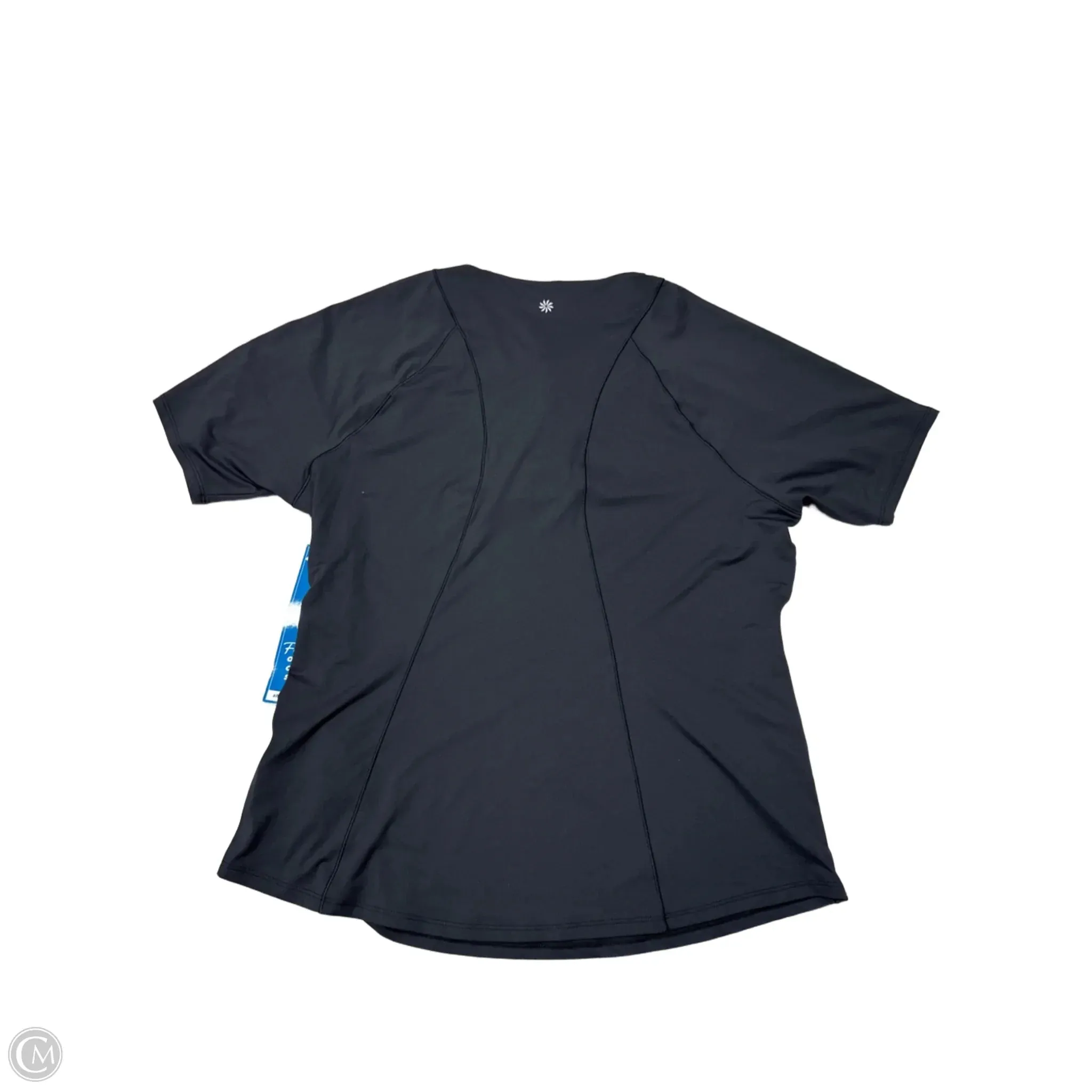 Athletic Top Short Sleeve By Athleta In Grey, Size: Xl
