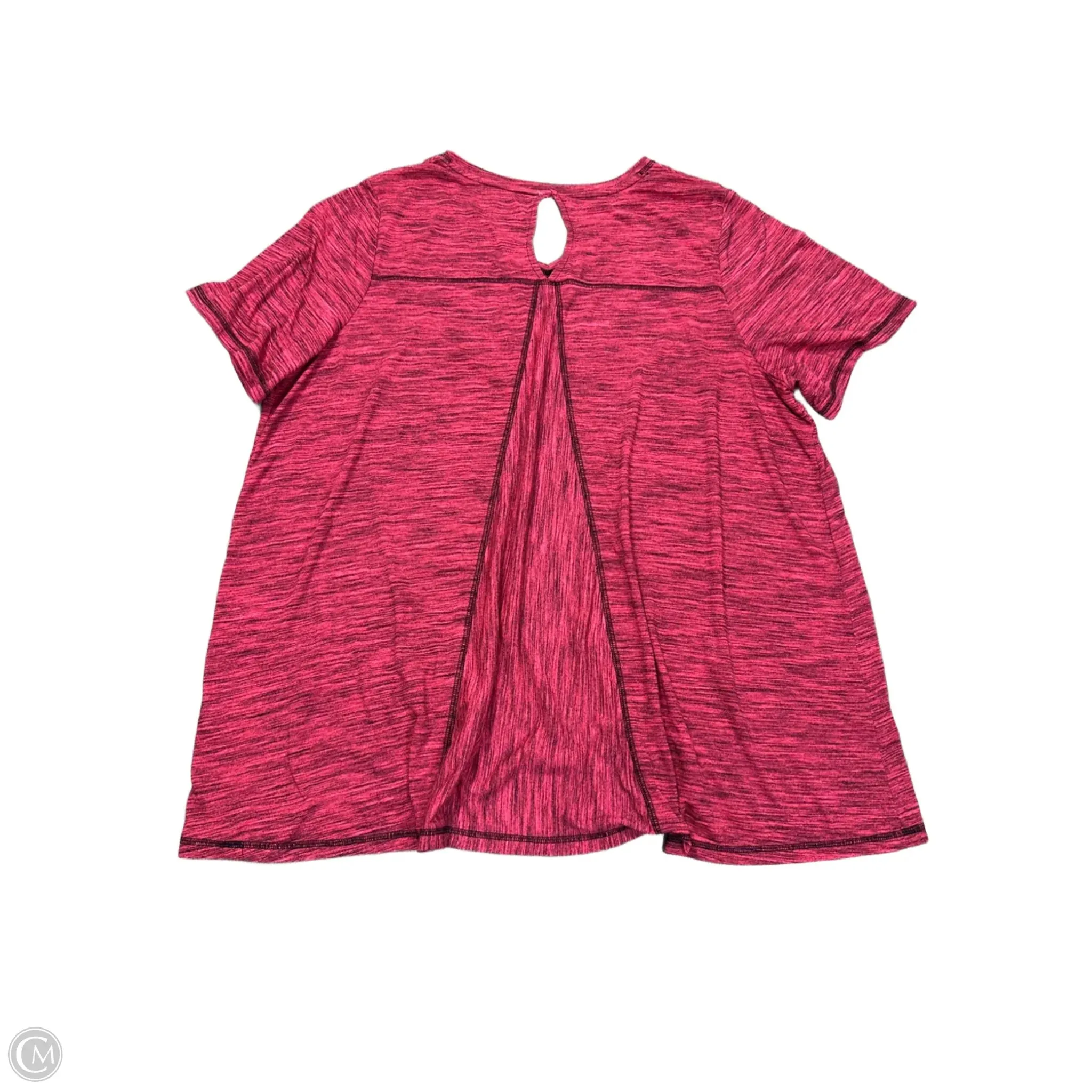 Athletic Top Short Sleeve By Catherines In Pink, Size: 3x