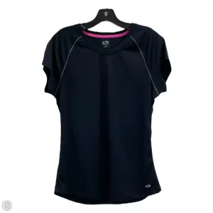 Athletic Top Short Sleeve By Champion In Black, Size: L