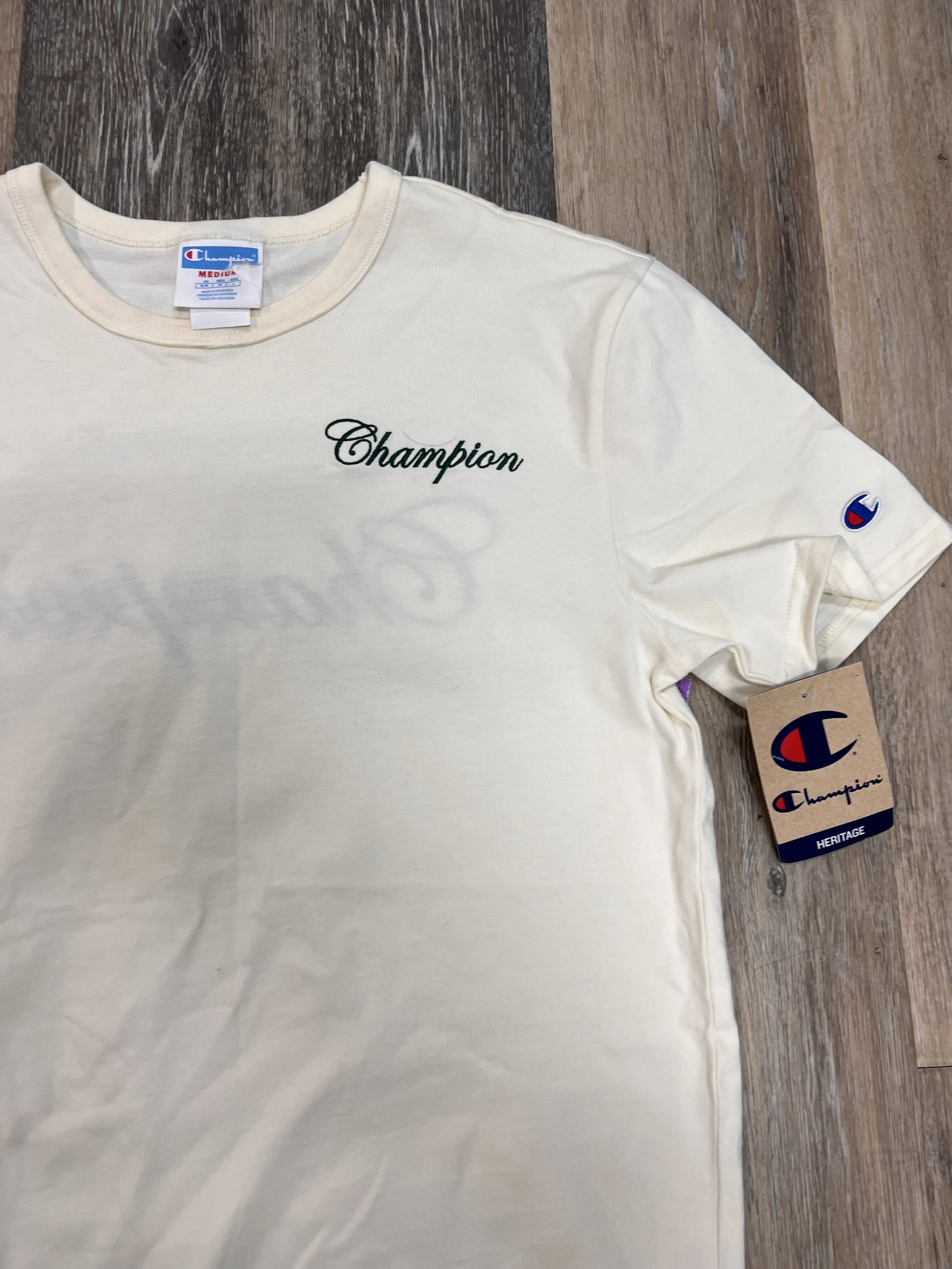 Athletic Top Short Sleeve By Champion  Size: M