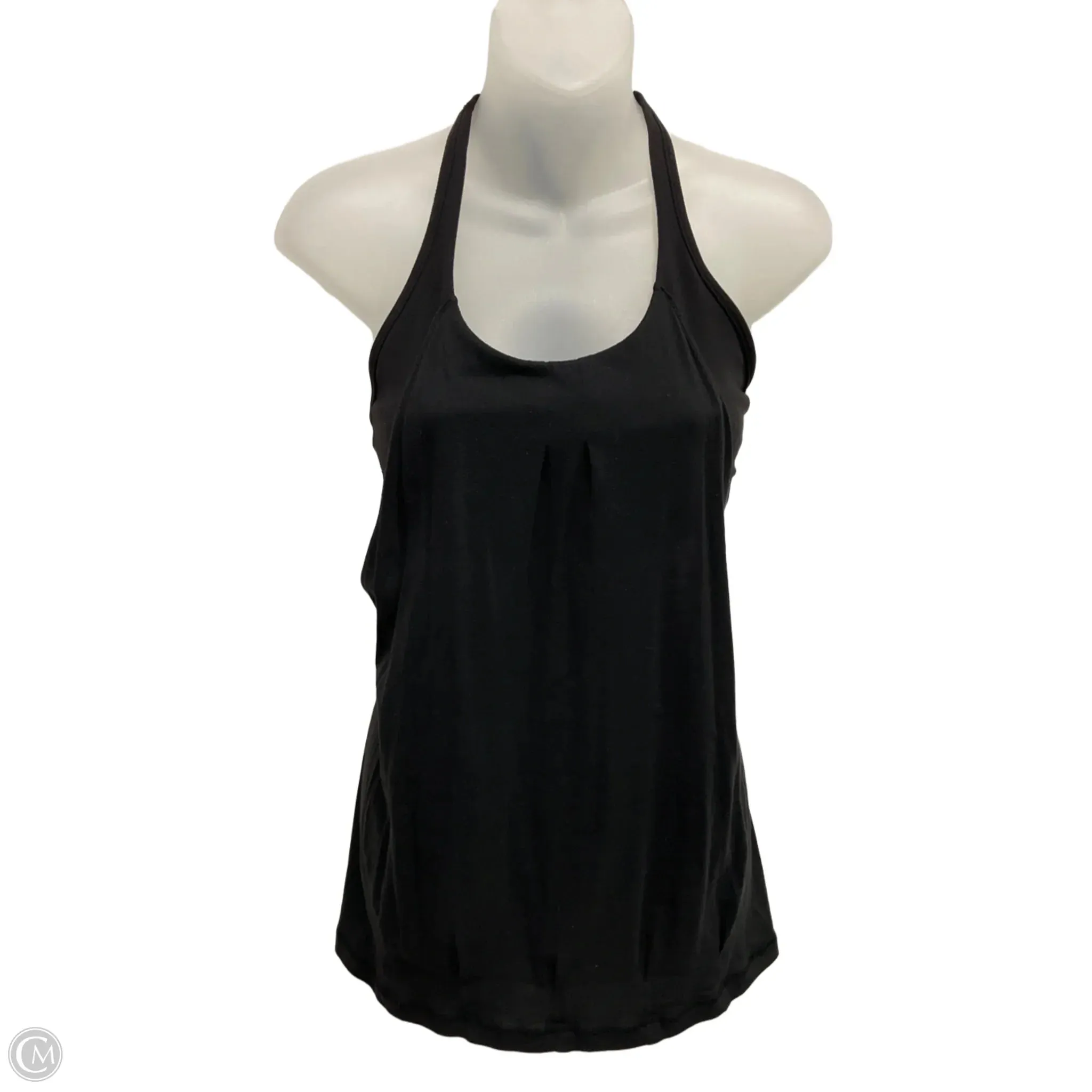 Athletic Top Short Sleeve By Lululemon In Black, Size: M